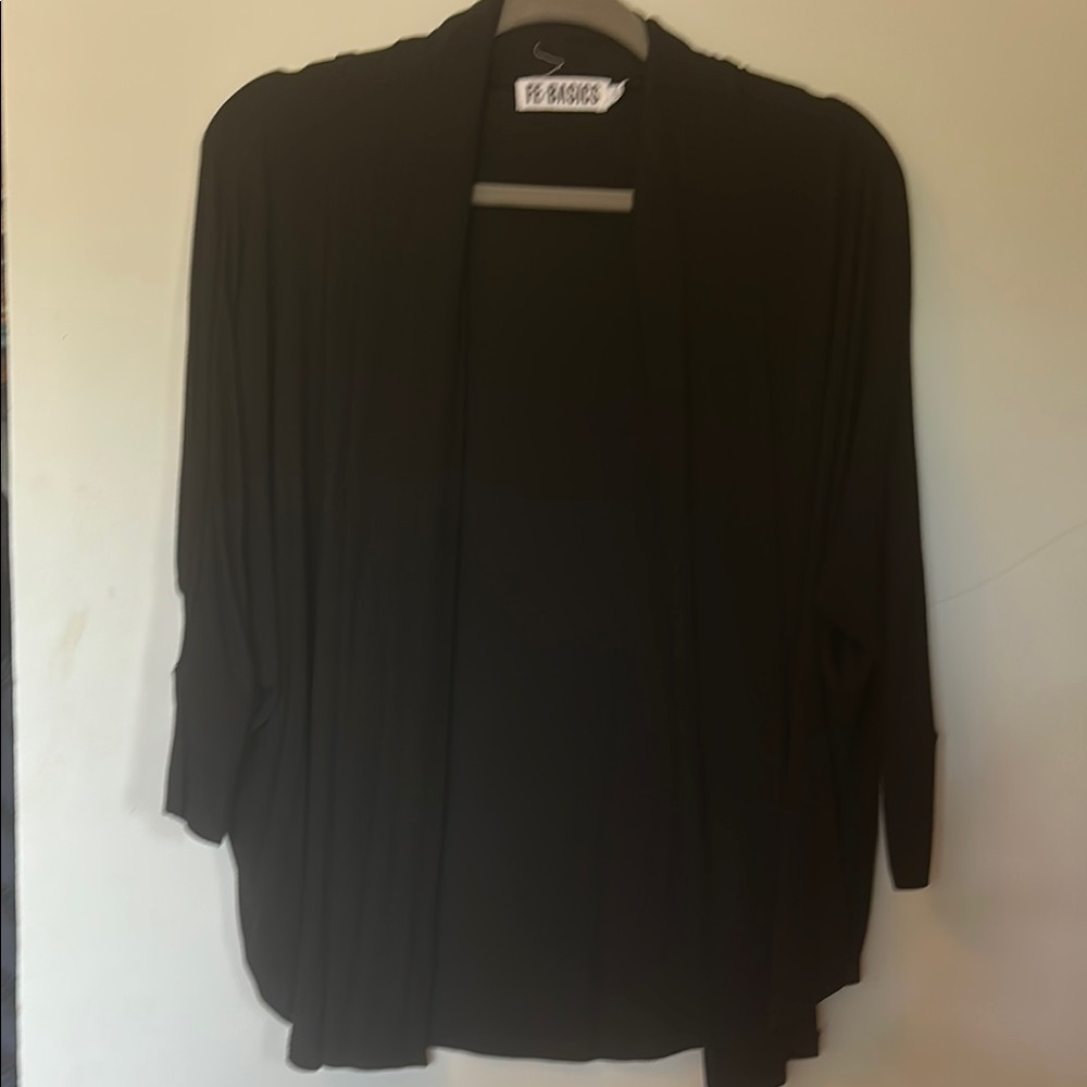 Black Cardigan Sweater